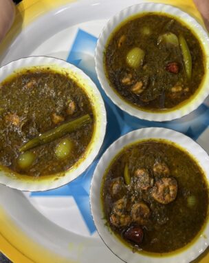 صالونه ربیان(خوراک قلیه میگو)